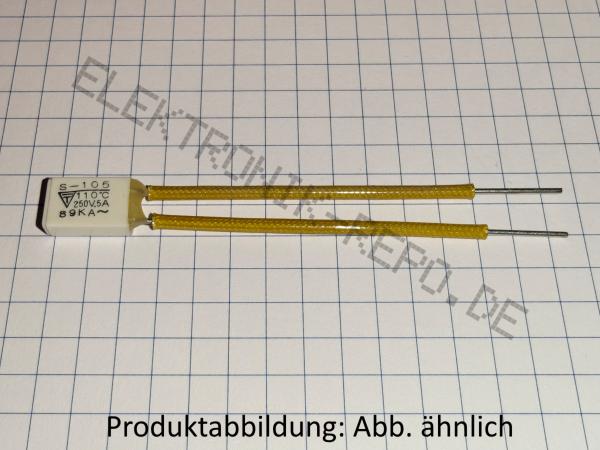 Thermosicherung S-105 110°C 250V 5A