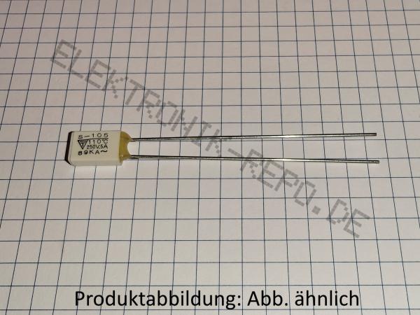 Thermosicherung S-105 110°C 250V 5A